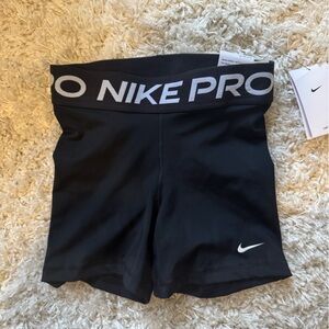 NWT Nike Pro Black Compression Shorts